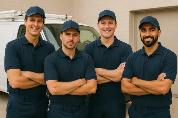 4 plumbing technicians posing for the camera from Emergency Plumber Grand Prairie in Grand Prairie, TX - Plumbing Pipe Redesign 4 plumbing technicians posing for the camera from Emergency Plumber Grand Prairie in Grand Prairie, TX - Plumbing Pipe Redesign